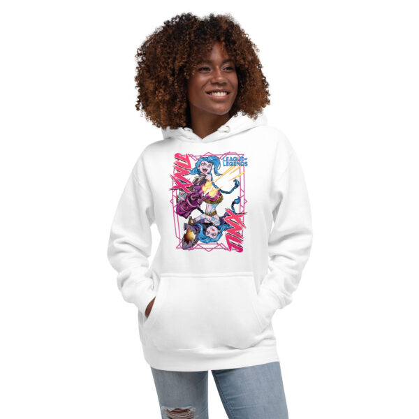 Havoc Herald Unisex Hoodie: League of Legends Jinx - Image 10