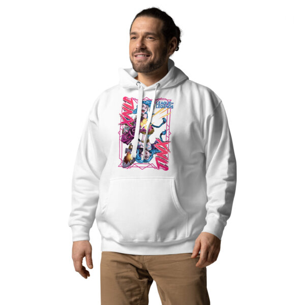 Havoc Herald Unisex Hoodie: League of Legends Jinx - Image 7