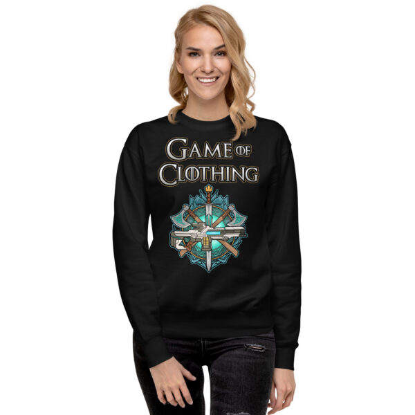 Embark on a Style Quest with the 'Game Of Clothing' Premium Sweatshirt - Image 11