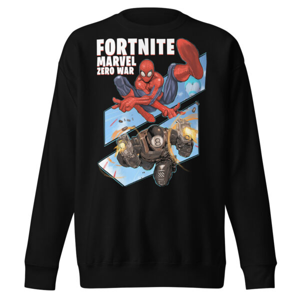 Crossover Champion Unisex Hoodie: Fortnite x Marvel Zero War