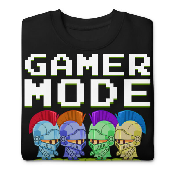 Get Your Game Face On with Our Premium Black Gamer Sweatshirt - Image 12