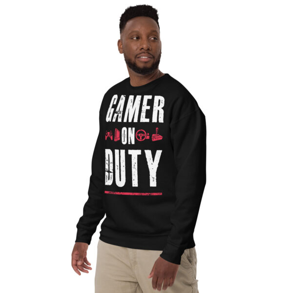 Defend Your Style - 'Gamer On Duty' Premium Sweatshirt - Image 16