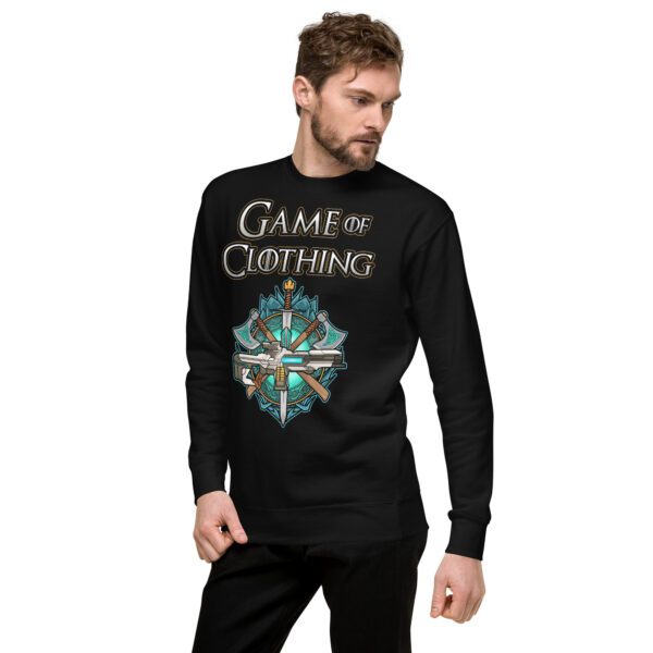 Embark on a Style Quest with the 'Game Of Clothing' Premium Sweatshirt - Image 6