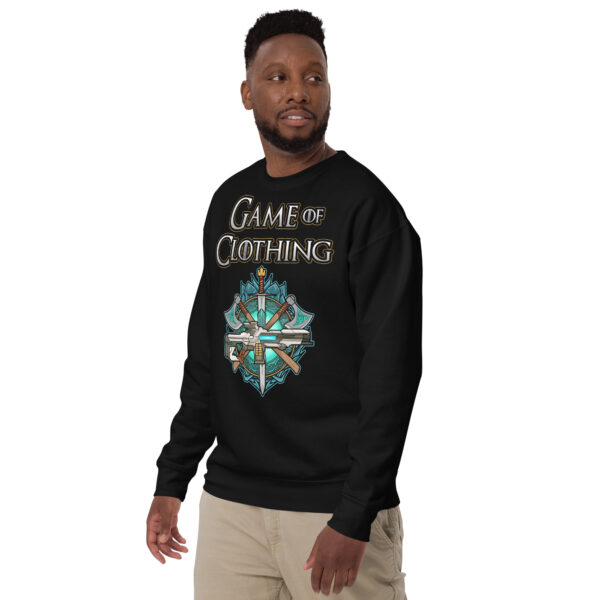 Embark on a Style Quest with the 'Game Of Clothing' Premium Sweatshirt - Image 15