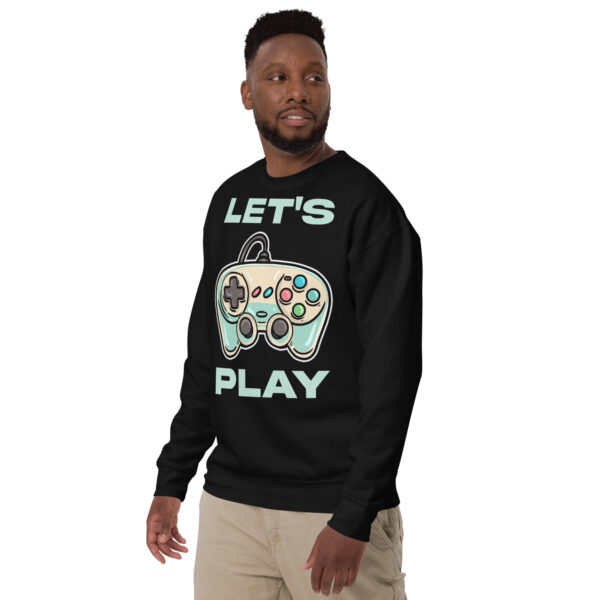 Game on in Style: 'Let's Play' Unisex Premium Sweatshirt! - Image 10