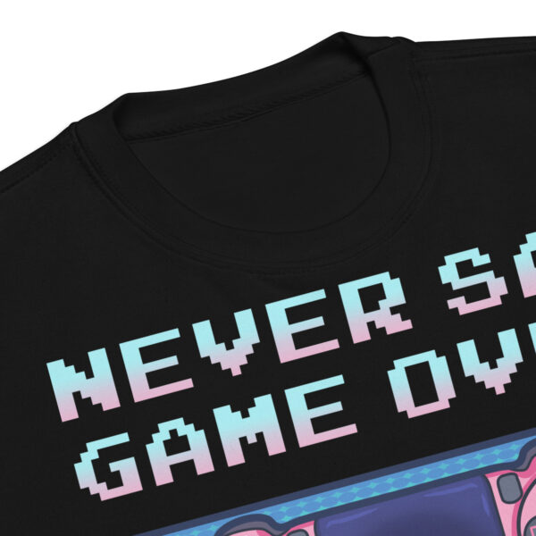 Power-Up in Style: 'Never Say Game Over' Unisex Premium Sweatshirt! - Image 2