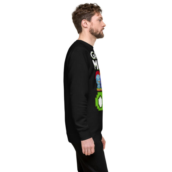 Get Your Game Face On with Our Premium Black Gamer Sweatshirt - Image 5