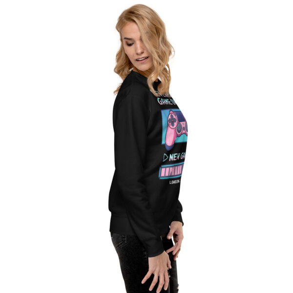 Power-Up in Style: 'Never Say Game Over' Unisex Premium Sweatshirt! - Image 5