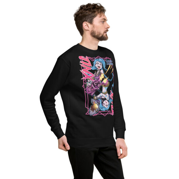 Anarchist's Anthem Unisex Hoodie: League of Legends Jinx - Image 10