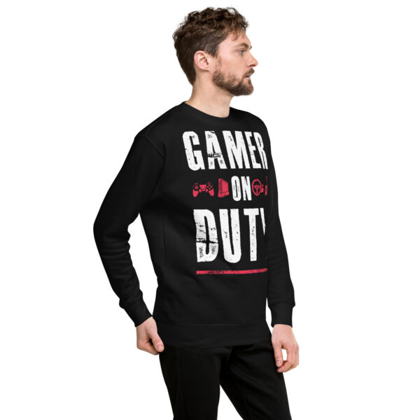 Defend Your Style - 'Gamer On Duty' Premium Sweatshirt - Image 8