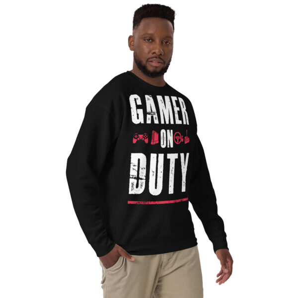 Defend Your Style - 'Gamer On Duty' Premium Sweatshirt - Image 14