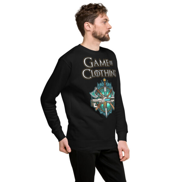 Embark on a Style Quest with the 'Game Of Clothing' Premium Sweatshirt - Image 7