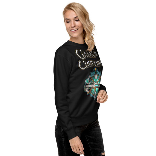 Embark on a Style Quest with the 'Game Of Clothing' Premium Sweatshirt - Image 12