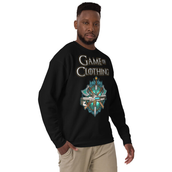 Embark on a Style Quest with the 'Game Of Clothing' Premium Sweatshirt - Image 17