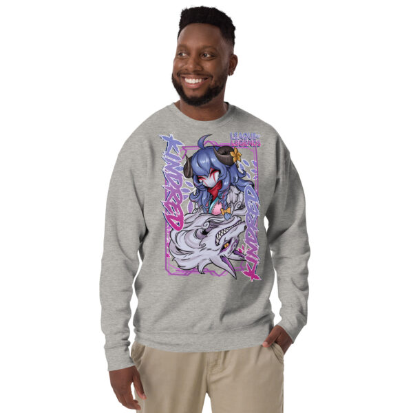 Whispers of the Eternal Unisex Sweatshirt: League of Legends Kindred - Image 13