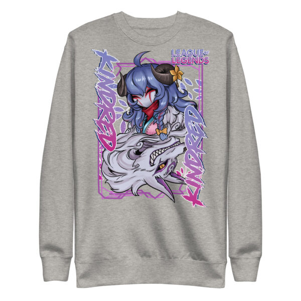 Whispers of the Eternal Unisex Sweatshirt: League of Legends Kindred - Image 17