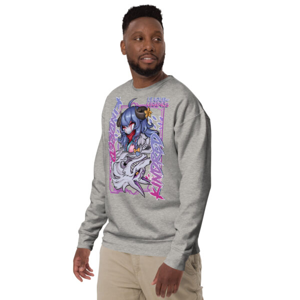 Whispers of the Eternal Unisex Sweatshirt: League of Legends Kindred - Image 12