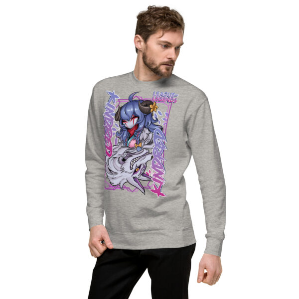 Whispers of the Eternal Unisex Sweatshirt: League of Legends Kindred - Image 14