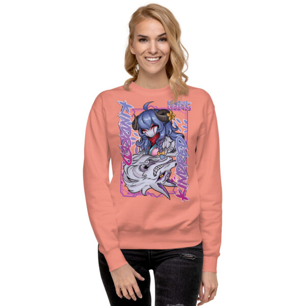 Whispers of the Eternal Unisex Sweatshirt: League of Legends Kindred - Image 4