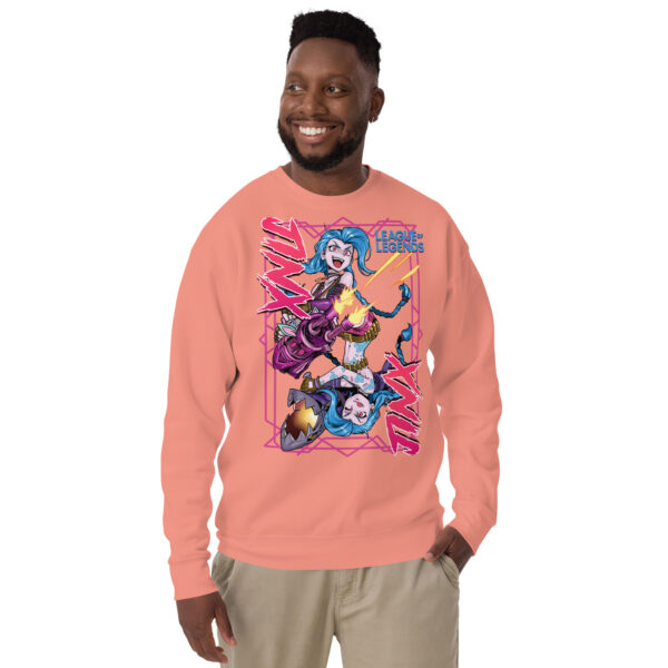 Anarchist's Anthem Unisex Hoodie: League of Legends Jinx - Image 13