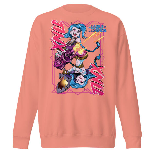 Anarchist's Anthem Unisex Hoodie: League of Legends Jinx - Image 17