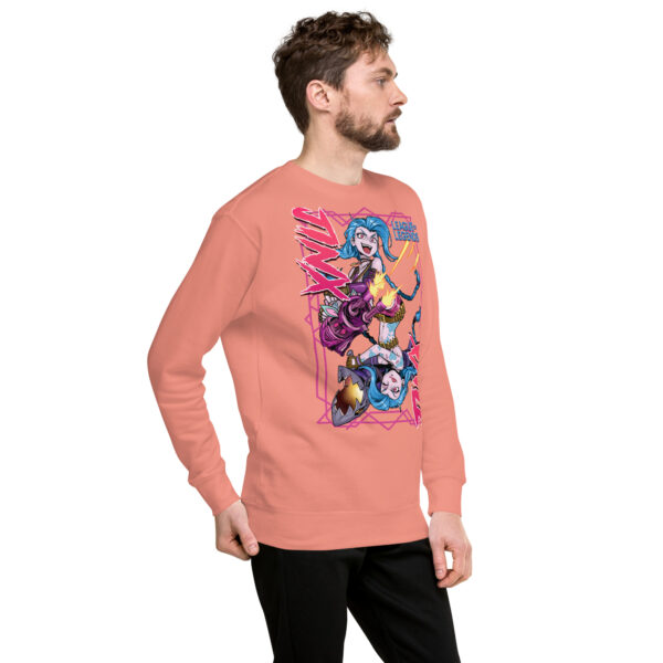 Anarchist's Anthem Unisex Hoodie: League of Legends Jinx - Image 15