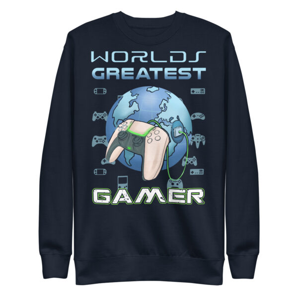 Exclusive Gamer Gear: The 'World's Greatest Gamer' Premium Sweatshirt