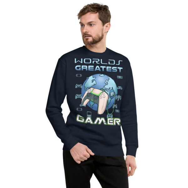 Exclusive Gamer Gear: The 'World's Greatest Gamer' Premium Sweatshirt - Image 14