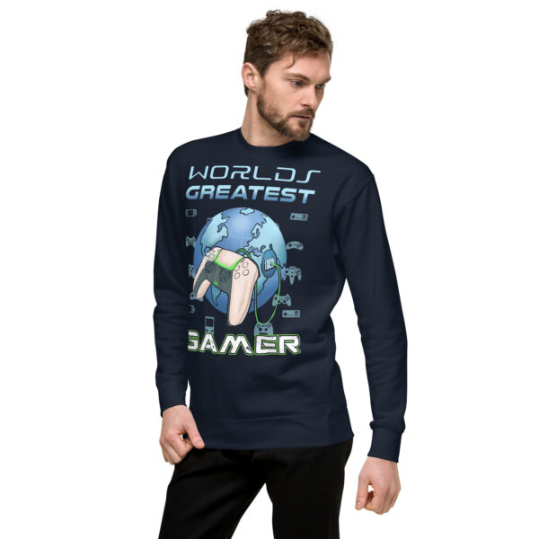 Exclusive Gamer Gear: The 'World's Greatest Gamer' Premium Sweatshirt - Image 19