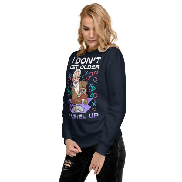 Game Through the Years: 'I Level Up' Premium Sweatshirt - Image 6