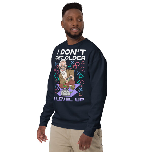 Game Through the Years: 'I Level Up' Premium Sweatshirt - Image 10