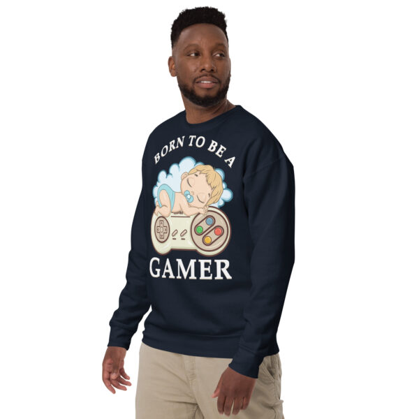 Destined for the Console: 'Born to Be a Gamer' Unisex Premium Sweatshirt! - Image 12