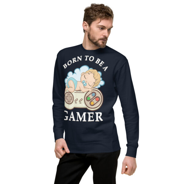 Destined for the Console: 'Born to Be a Gamer' Unisex Premium Sweatshirt! - Image 22