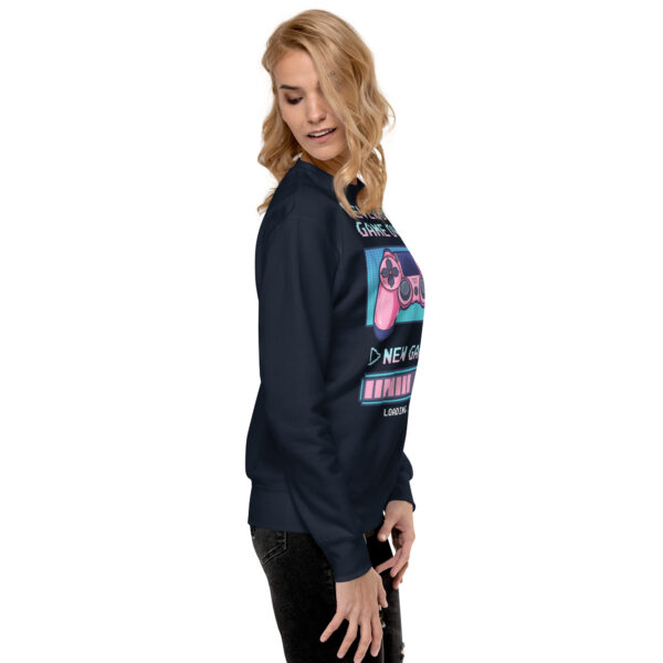 Power-Up in Style: 'Never Say Game Over' Unisex Premium Sweatshirt! - Image 23