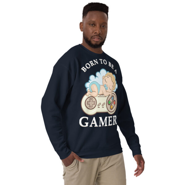 Destined for the Console: 'Born to Be a Gamer' Unisex Premium Sweatshirt! - Image 6