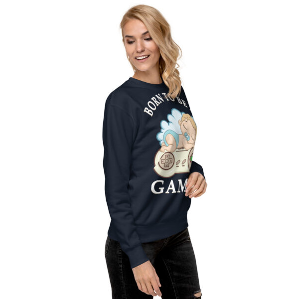 Destined for the Console: 'Born to Be a Gamer' Unisex Premium Sweatshirt! - Image 11