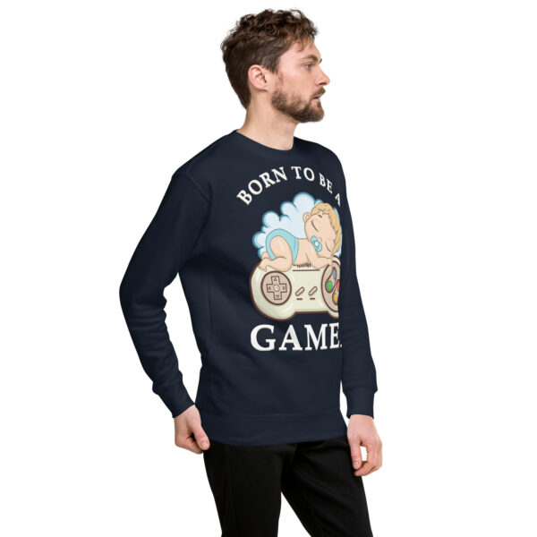 Destined for the Console: 'Born to Be a Gamer' Unisex Premium Sweatshirt! - Image 24