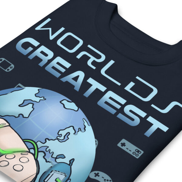 Exclusive Gamer Gear: The 'World's Greatest Gamer' Premium Sweatshirt - Image 3