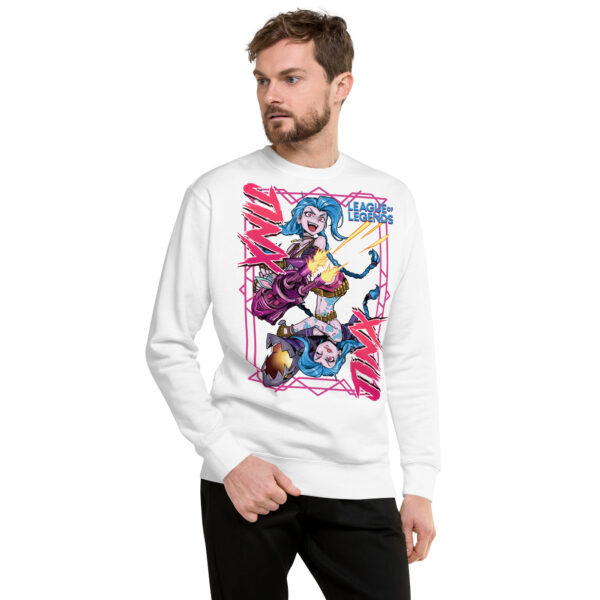 Anarchist's Anthem Unisex Hoodie: League of Legends Jinx - Image 6