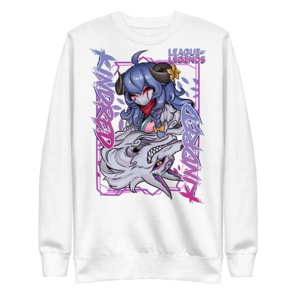 Whispers of the Eternal Unisex Sweatshirt: League of Legends Kindred - Image 19