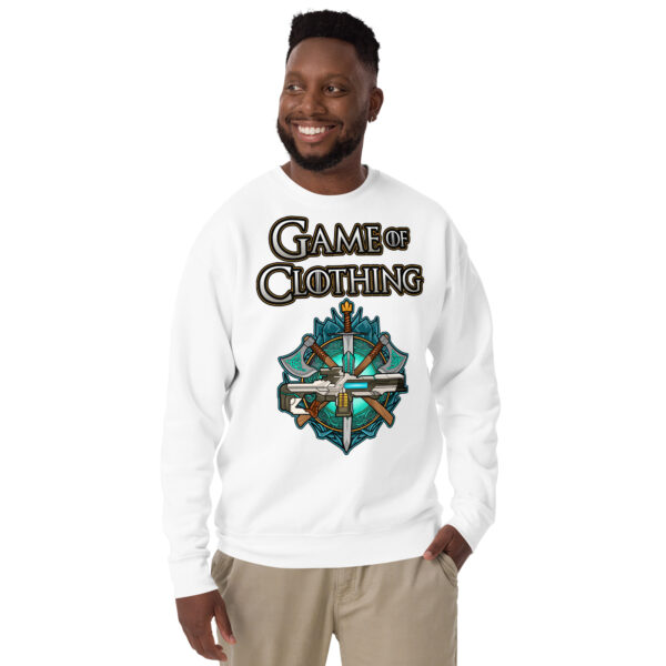 Embrace Epic Comfort - 'Game Of Clothing' Premium Sweatshirt - Image 8