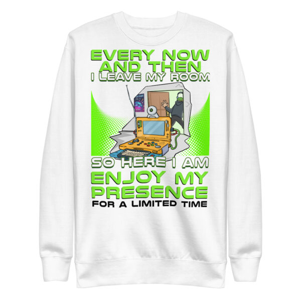 Exclusive Social Edition: 'Enjoy My Presence' Unisex Gamer Sweatshirt