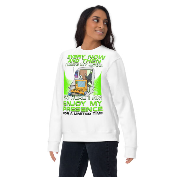 Exclusive Social Edition: 'Enjoy My Presence' Unisex Gamer Sweatshirt - Image 9