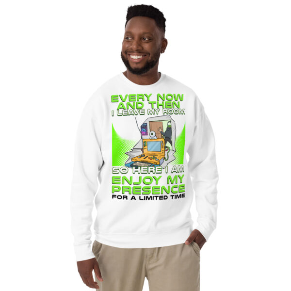 Exclusive Social Edition: 'Enjoy My Presence' Unisex Gamer Sweatshirt - Image 10