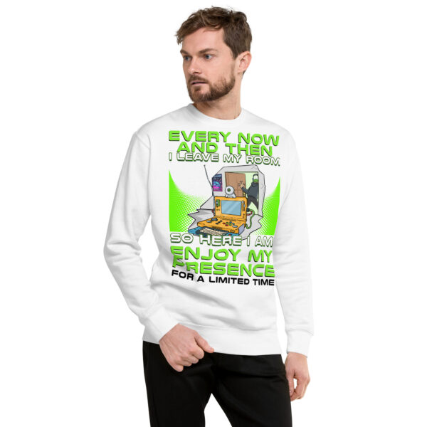 Exclusive Social Edition: 'Enjoy My Presence' Unisex Gamer Sweatshirt - Image 15