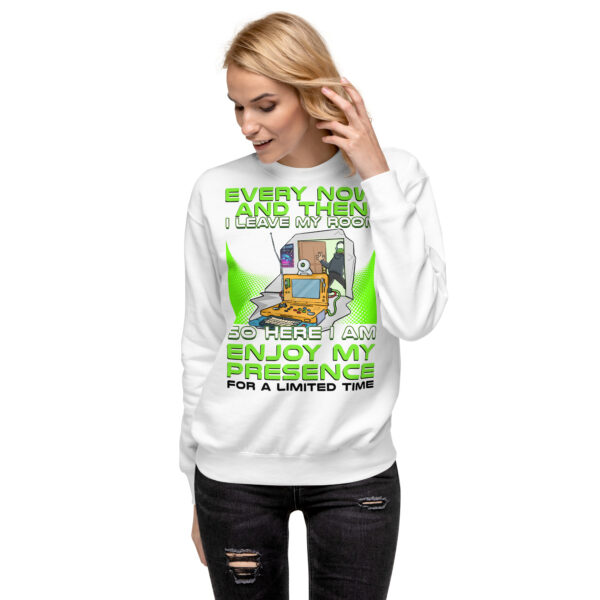 Exclusive Social Edition: 'Enjoy My Presence' Unisex Gamer Sweatshirt - Image 16