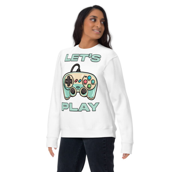 Level-Up Your Wardrobe: The 'Let's Play' Unisex Premium Sweatshirt! - Image 10