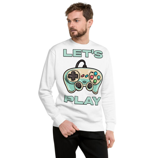 Level-Up Your Wardrobe: The 'Let's Play' Unisex Premium Sweatshirt! - Image 17