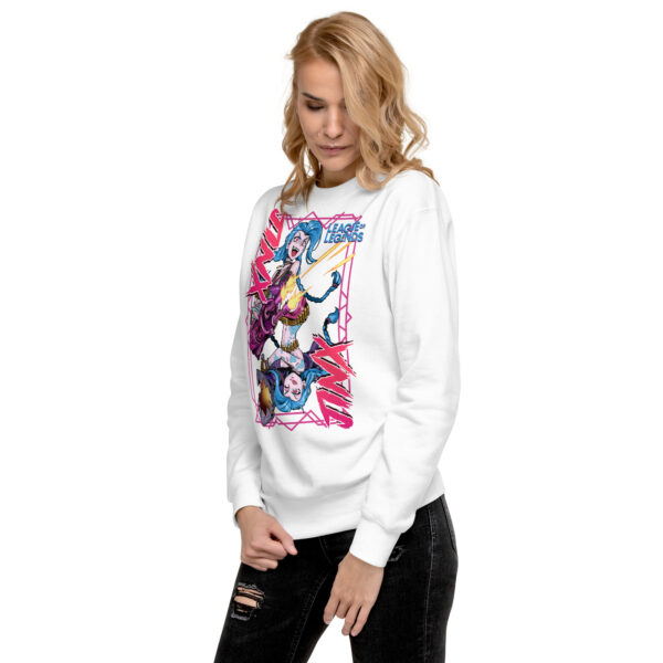 Anarchist's Anthem Unisex Hoodie: League of Legends Jinx - Image 3