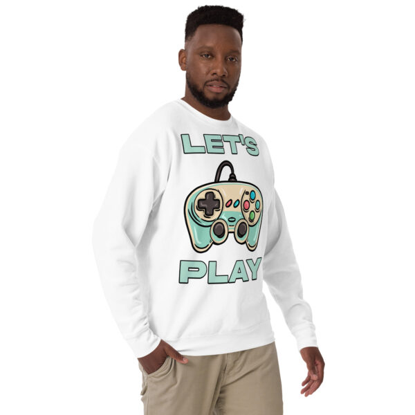 Level-Up Your Wardrobe: The 'Let's Play' Unisex Premium Sweatshirt! - Image 11